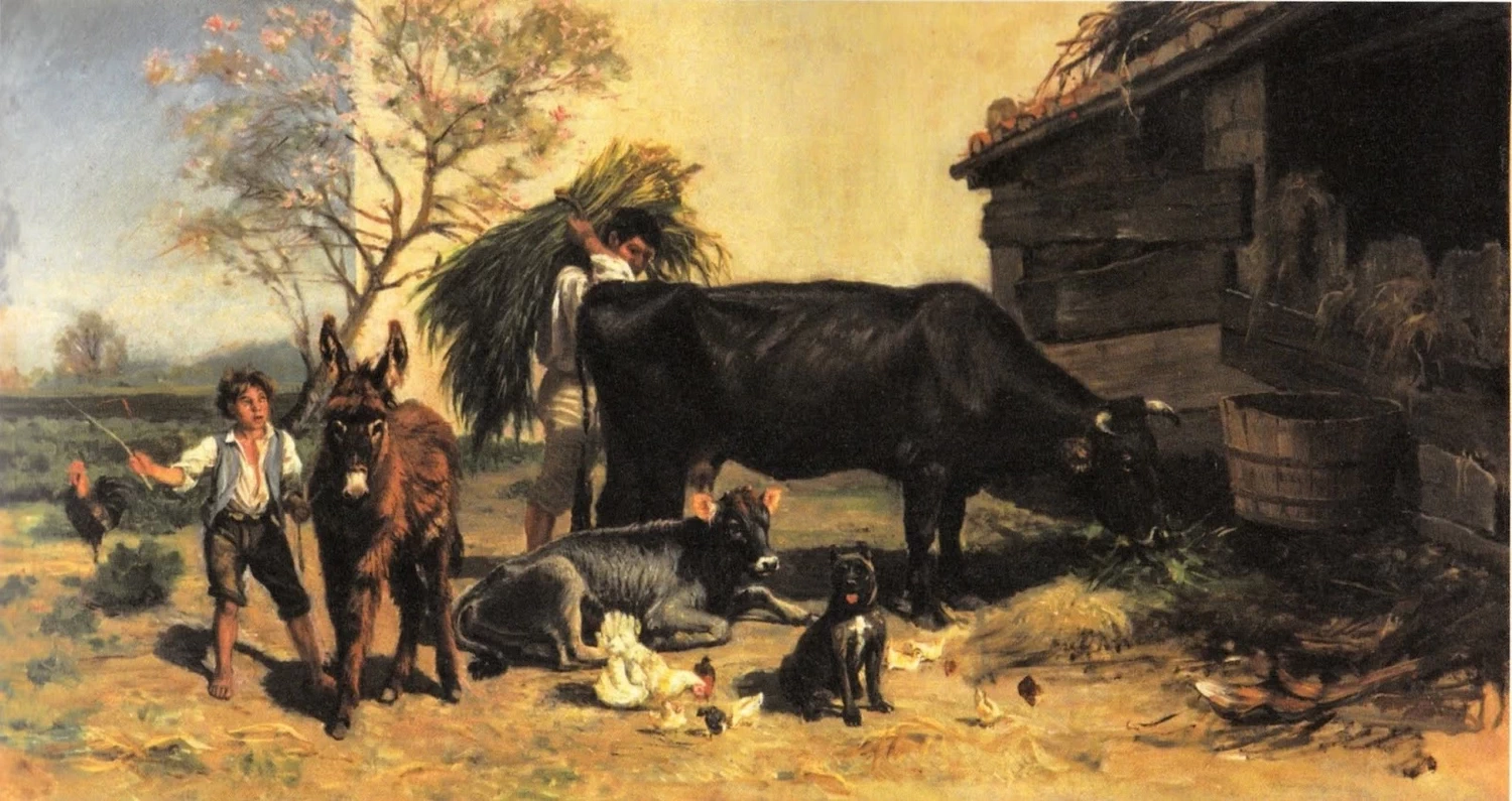 Scena campestre - Museo Civico, Palazzo d'Avalos, Vasto, (CH)